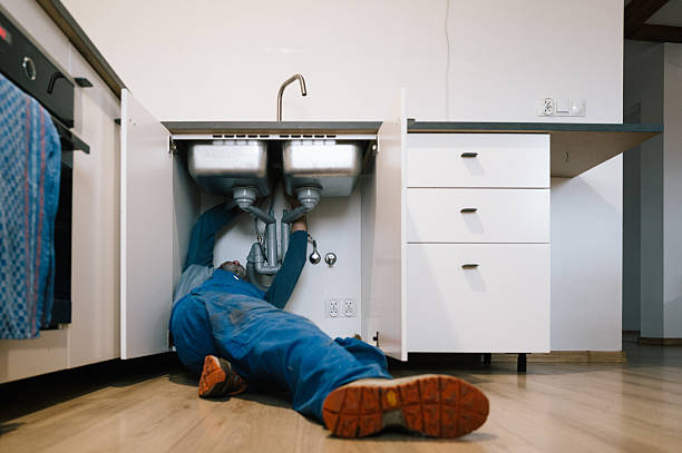 Professional Drain Cleaning technician working in Majestic, KY